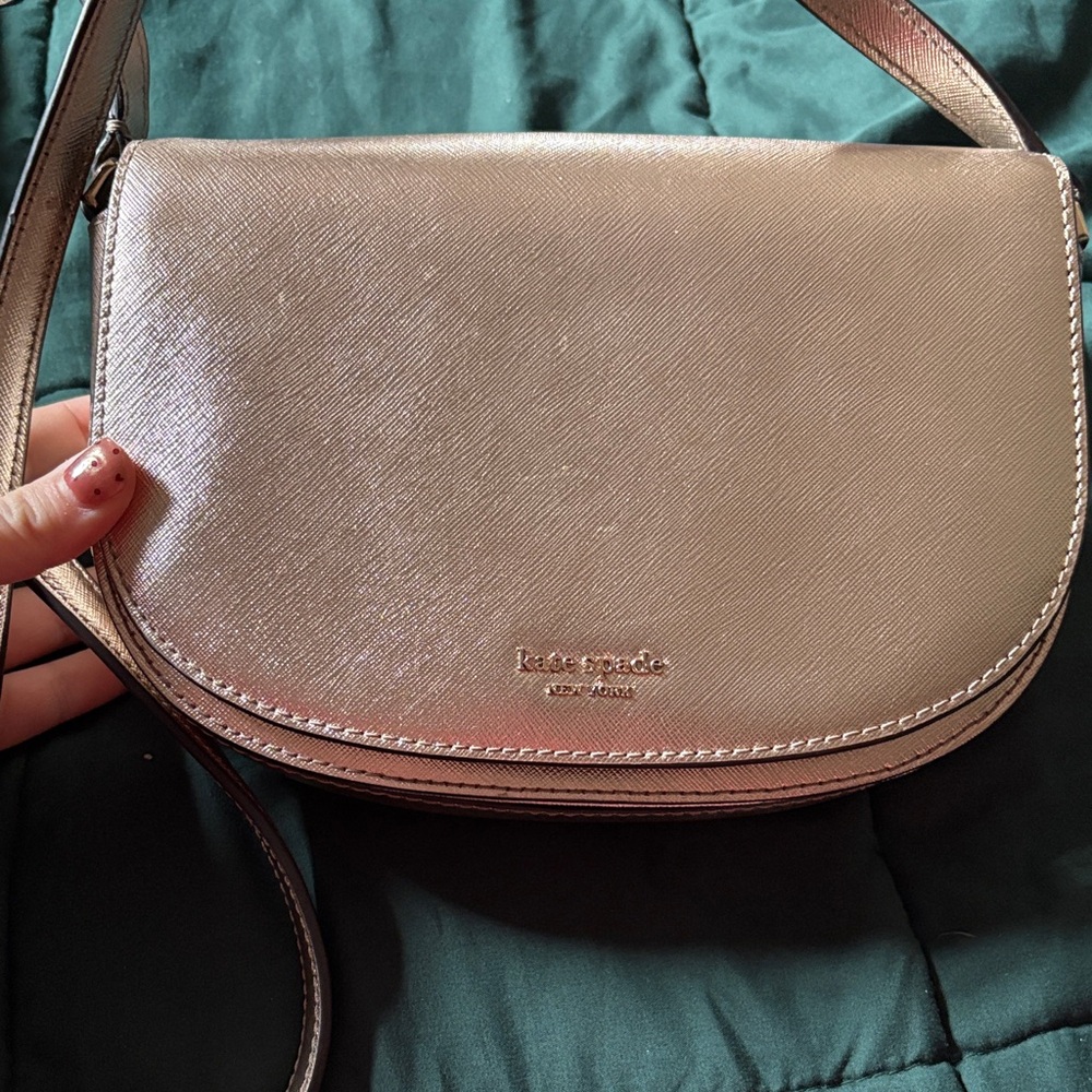 Kate Spade Metallic Crossbody Bag